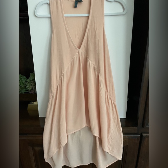 Anthropologie (LEFT OF CENTER) Peach Tunic-type Blouse, Size Small - Picture 3 of 10